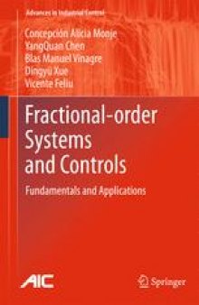 Fractional-order Systems and Controls: Fundamentals and Applications