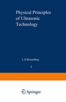 Physical Principles of Ultrasonic Technology