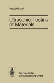 Ultrasonic Testing of Materials