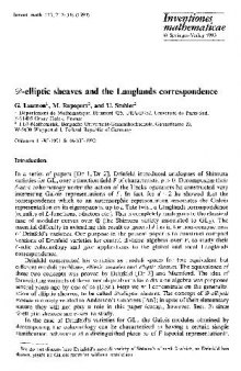 D-elliptic sheaves and the langlands correspondence