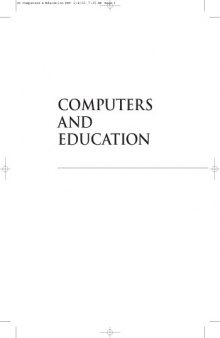 Computers and education