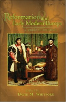 Reformation and Early Modern Europe: A Guide to Research