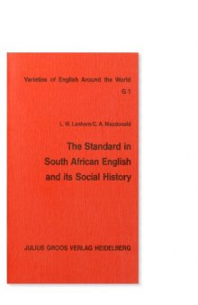 The standard in South African English and its social history