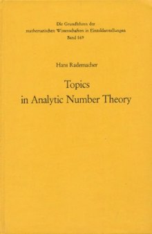 Topics in Analytic Number Theory