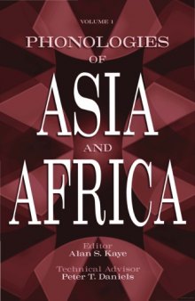 [INCOMPLETE] Phonologies of Asia & Africa: Including the Caucasus