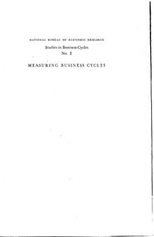 Measuring Business Cycles