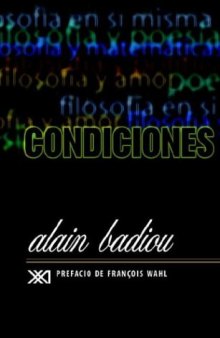 Condiciones (Spanish Edition)
