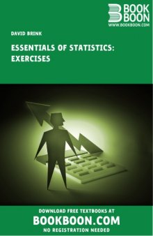 Essentials of Statistics: Exercises