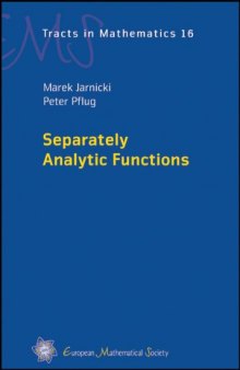 Separately Analytic Functions