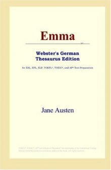 Emma (Webster's German Thesaurus Edition)