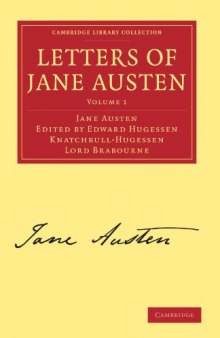 Letters of Jane Austen (Cambridge Library Collection - Literary  Studies) (Volume 1)