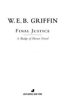Final justice : a Badge of honor novel