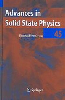 Advances in Solid State Physics