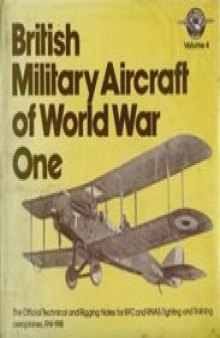 British Military Aircraft of WWI vol4