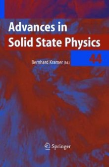 Advances in Solid State Physics   Volume 44 (v. 44)