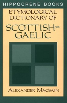 Etymological Dictionary of Scottish-Gaelic
