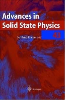 Advances in Solid State Physics, Vol. 43