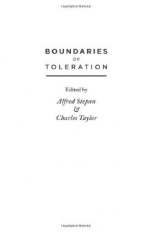 Boundaries of toleration
