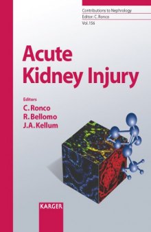 Acute Kidney Injury (Contributions to Nephrology, 156)