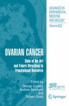 Ovarian Cancer: State of the Art and Future Directions in Translational Research