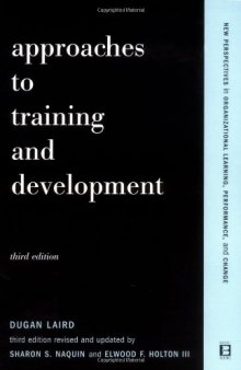 Approaches To Training And Development (3rd Edition)