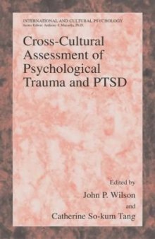 Cross-Cultural Assessment of Psychological Trauma and PTSD (International and Cultural Psychology)