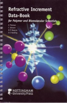 Refractive Increment Data-book: For Polymer and Biomolecular Scientists