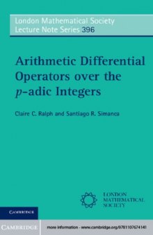 Arithmetic differential operators over the p-adic integers