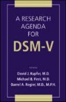 A Research Agenda for DSM-V