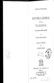 Historia general de la filosofía