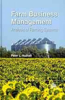 Farm business management : analysis of farming systems