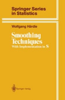 Smoothing Techniques: With Implementation in S