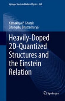 Heavily-Doped 2D-Quantized Structures and the Einstein Relation