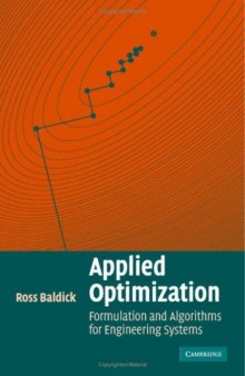 Applied Optimization: Formulation and Algorithms for Engineering Systems