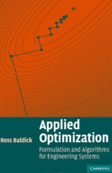 Applied optimization: Formulation and algorithms for engineering systems