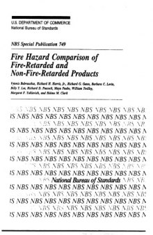 Fire Hazard Comparison of Fire-Retarded and Non-Fire-Retarded Products