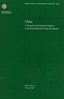 China: a strategy for international assistance to accelerate renewable energy development, Parts 63-388