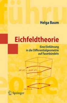 Eichfeldtheorie: Eine Einführung in die Differentialgeometrie auf Faserbündeln