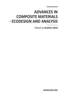 Advances in Composite Materials - Ecodesign and Analysis