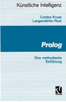 Prolog: Eine methodische Einführung