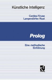 Prolog: Eine methodische Einführung