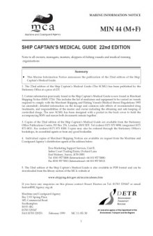 Ship Captain's Medical Guide  [U.K.]