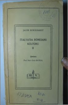 Dil Kultur der Renaissance in Italien / İtalya’da Rönesans Kültürü II