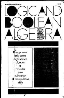 Logic and boolean algebra