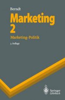 Marketing: Marketing-Politik