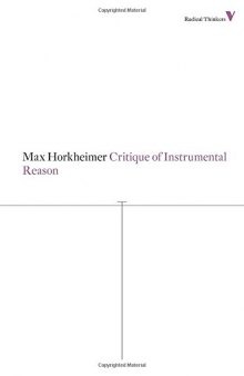 Critique of Instrumental Reason