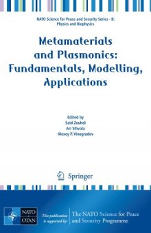 Metamaterials and Plasmonics: Fundamentals, Modelling, Applications (NATO Science for Peace and Security Series B: Physics and Biophysics)  