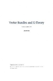 Vector bundles and K-theory