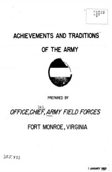 Achievements and traditions of the Army