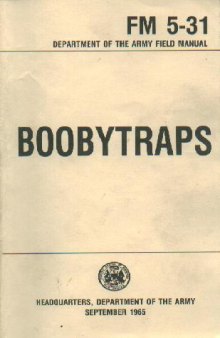 Boobytraps: Fm 5-31